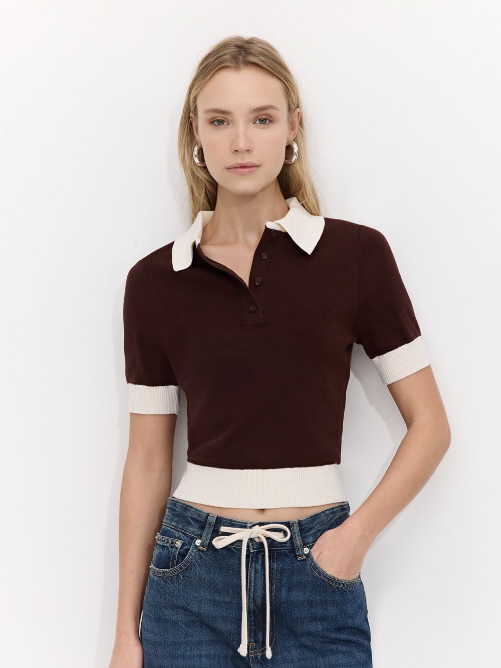 טופ פולו סרוג