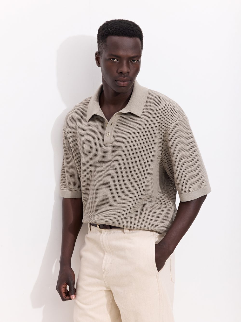 חולצת פולו סריג