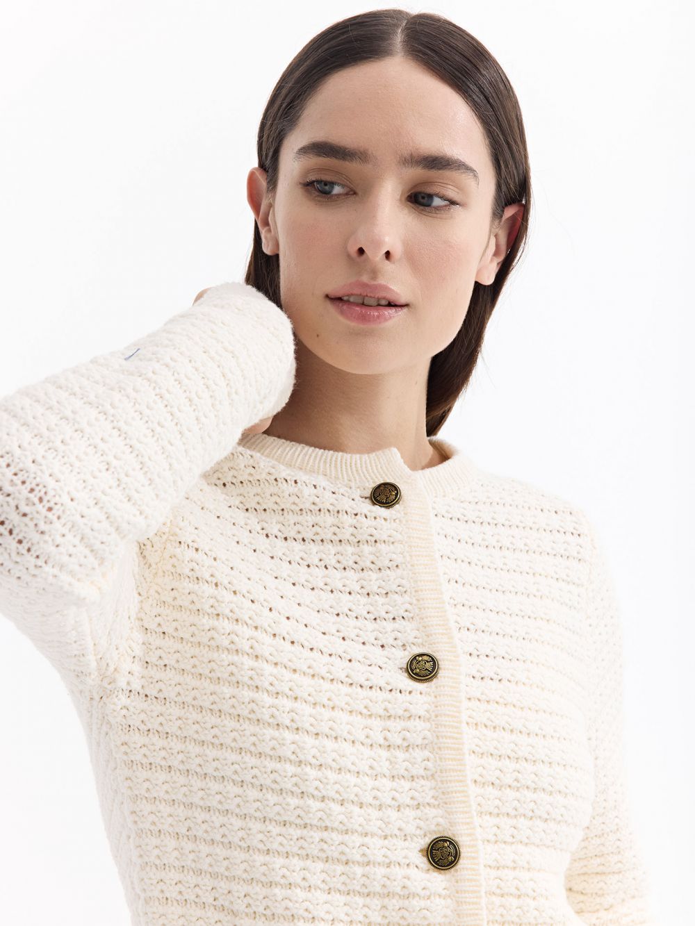 קרדיגן סריג צ׳אנקי