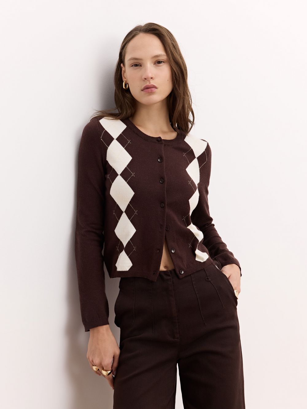 קרדיגן קרופ בהדפס