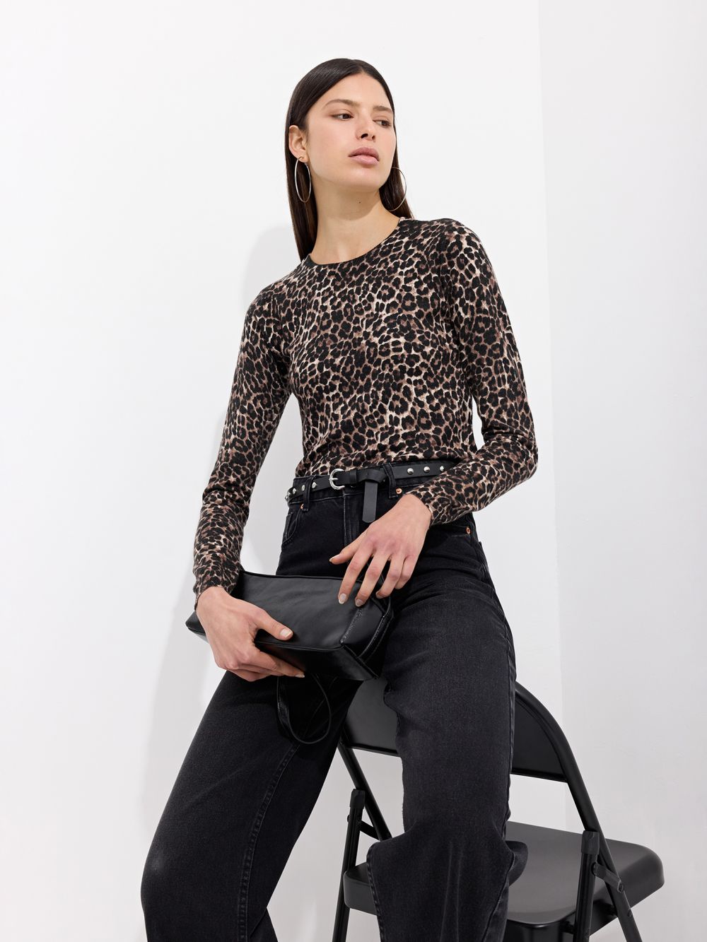 סריג עם הדפס חיה