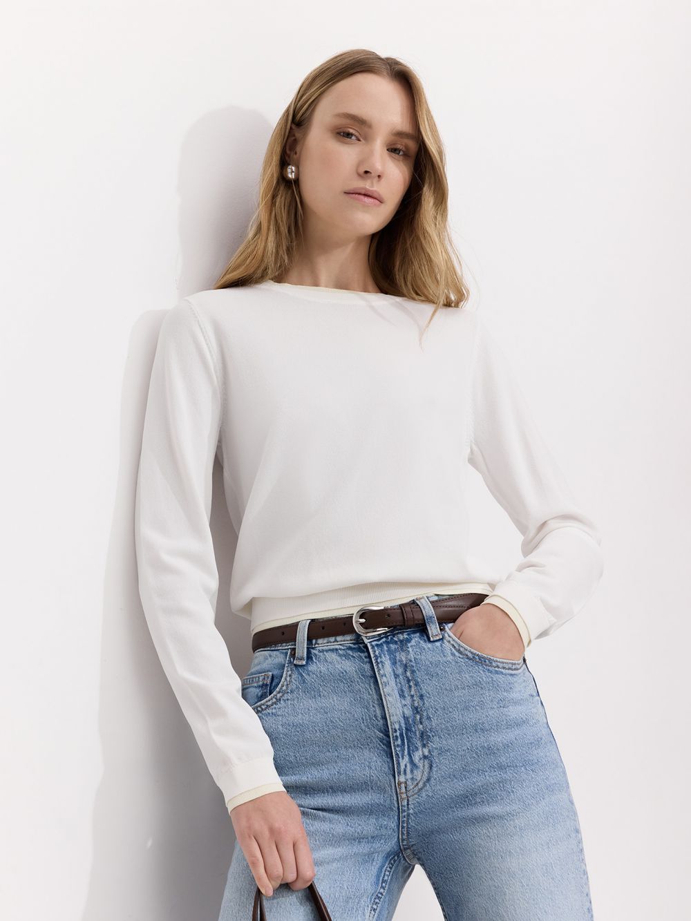 סריג עם שרוול ארוך