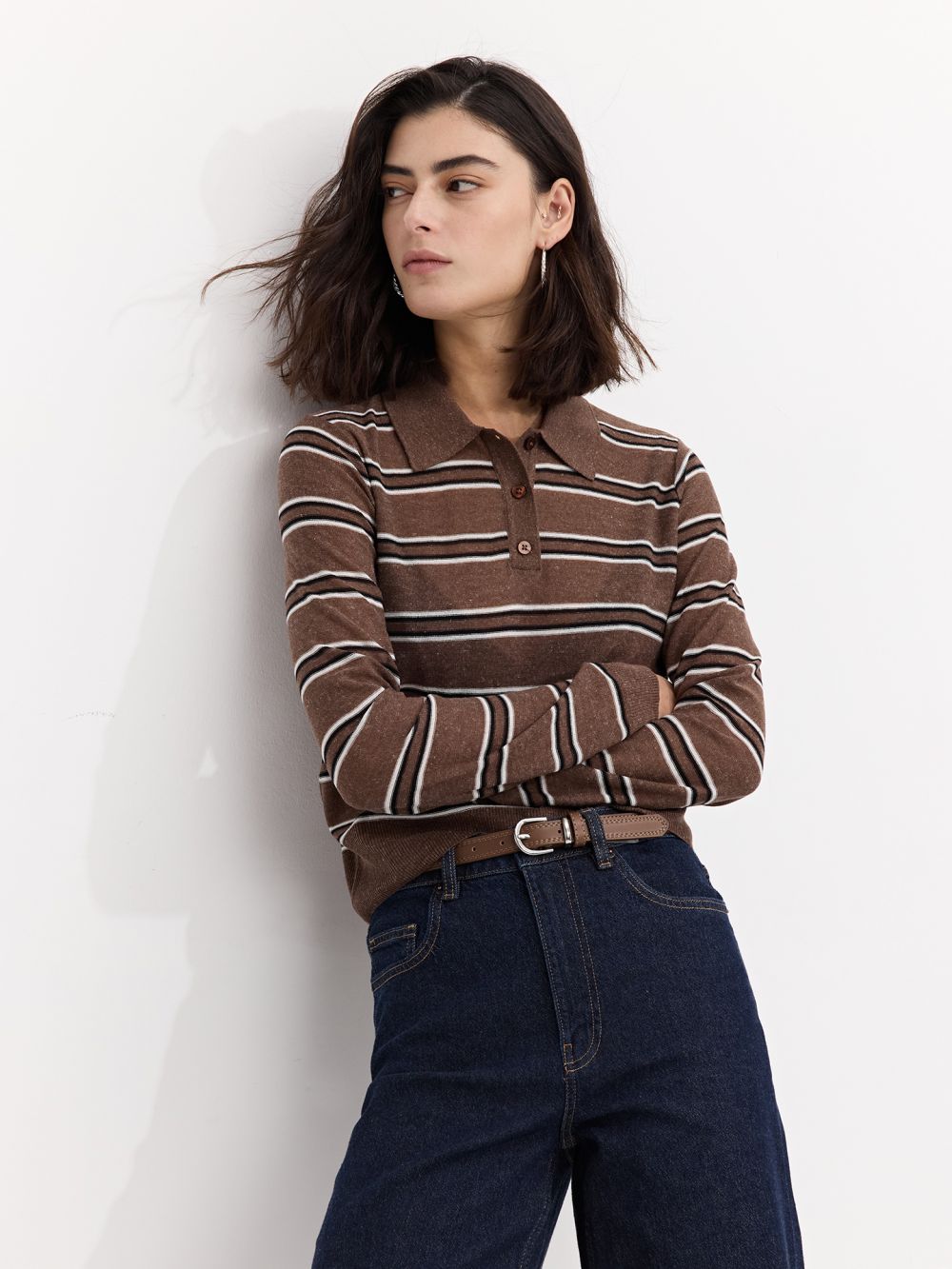 סריג פולו פסים