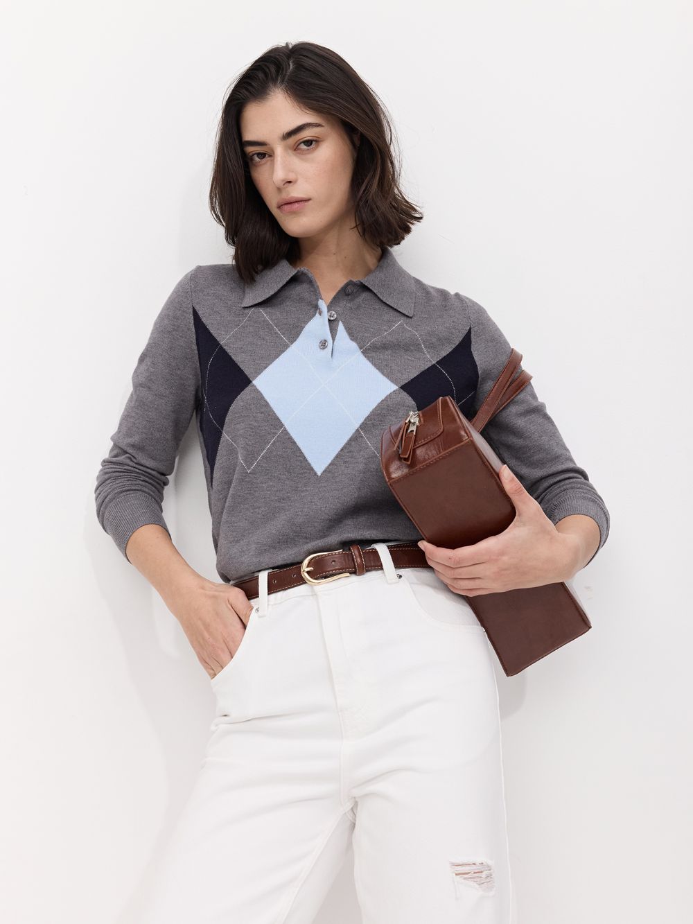 סריג פולו מעוינים