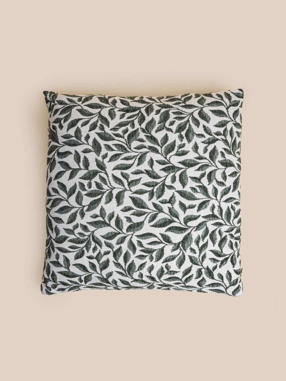 כרית נוי רקמת עלים 45X45CM