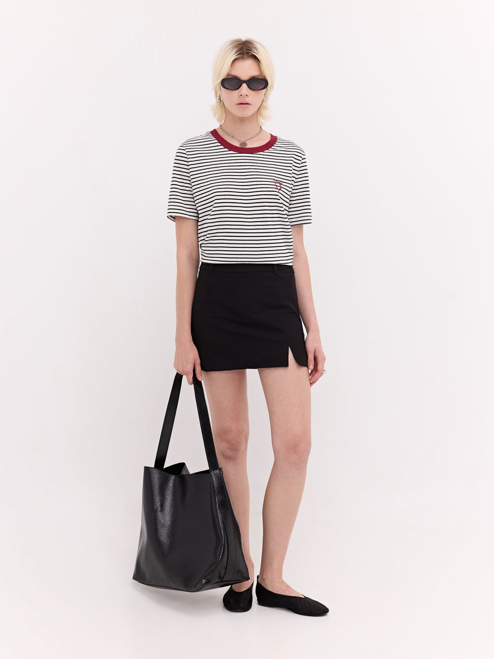 חצאית MINI מחויטת