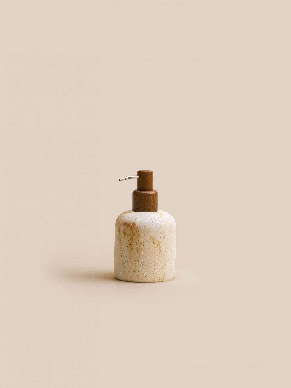 דיספנסר לסבון שילוב עץ יעל