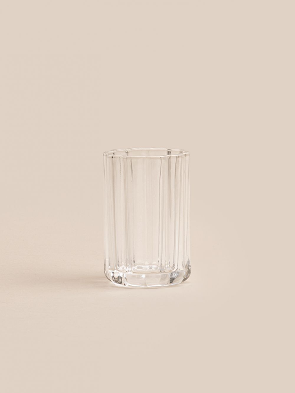 כוס למברשת שינים זכוכית גל