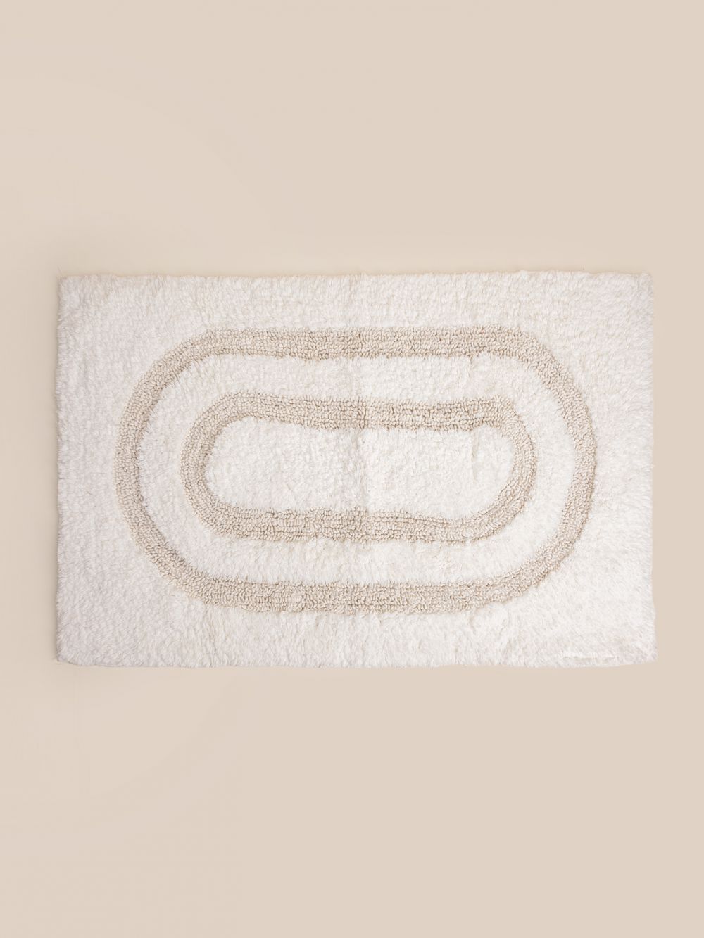 שטיח אמבט כותנה מעגלים 50X80CM