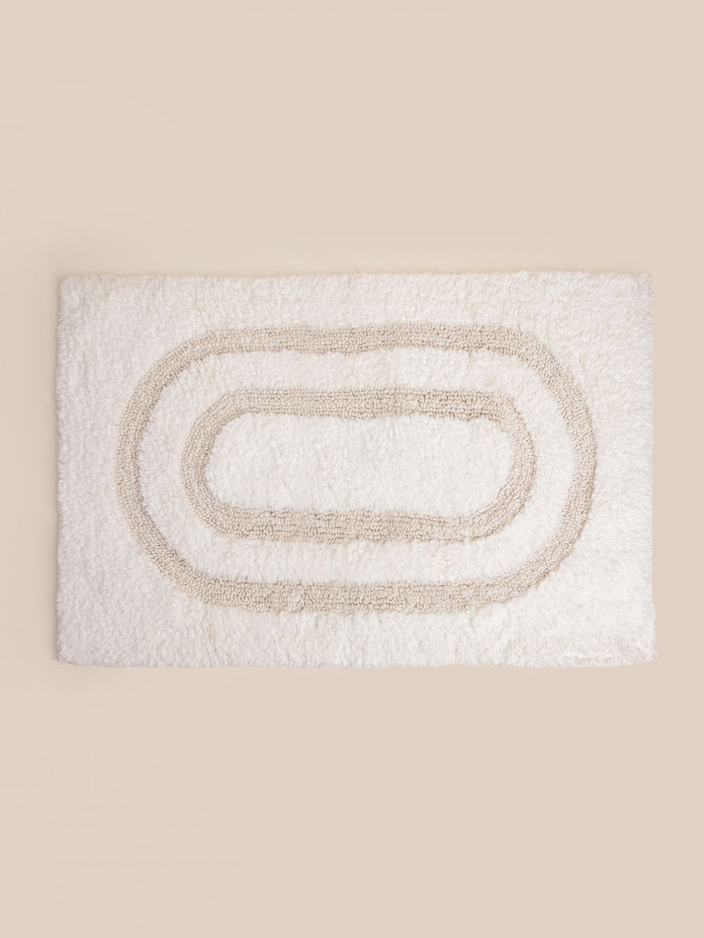 שטיח אמבט כותנה מעגלים 50X80CM