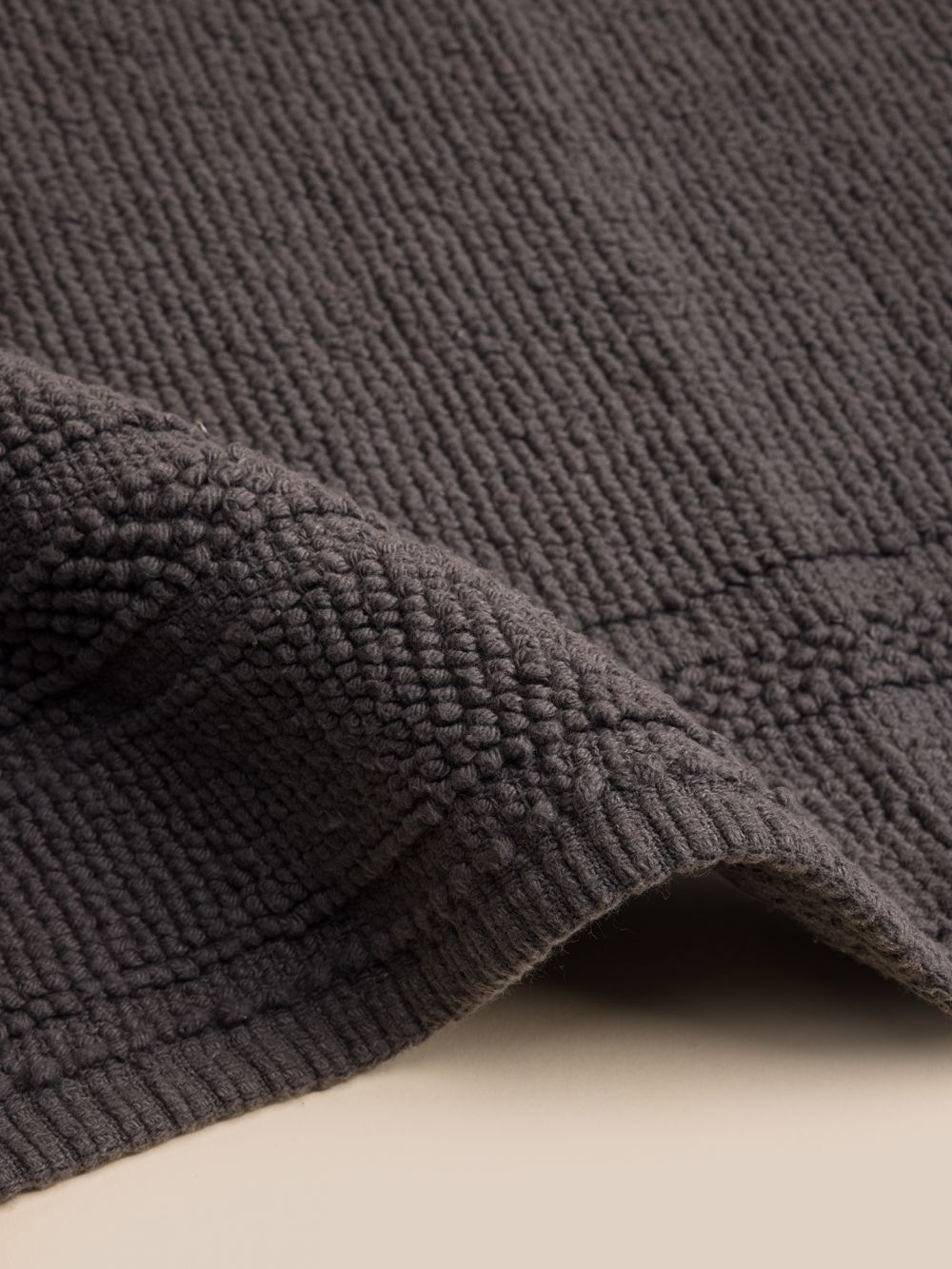 שטיח אמבט כותנה מסגרת ג’קארד