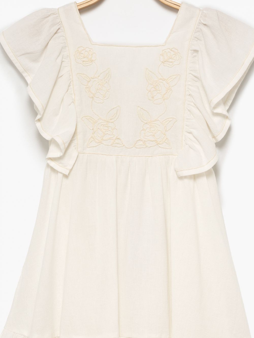 שמלה מעוטרת פרחים