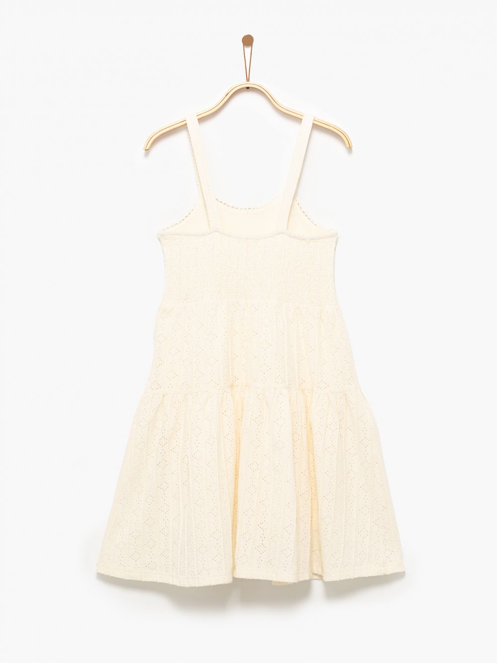 שמלה מבד רקמה