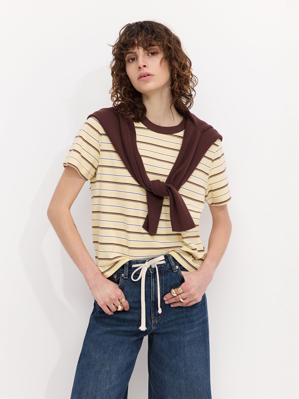 טי שירט כותנה BOXY