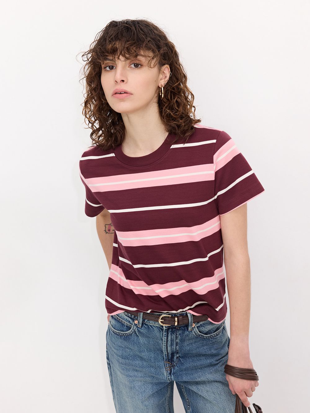 טי שירט כותנה BOXY