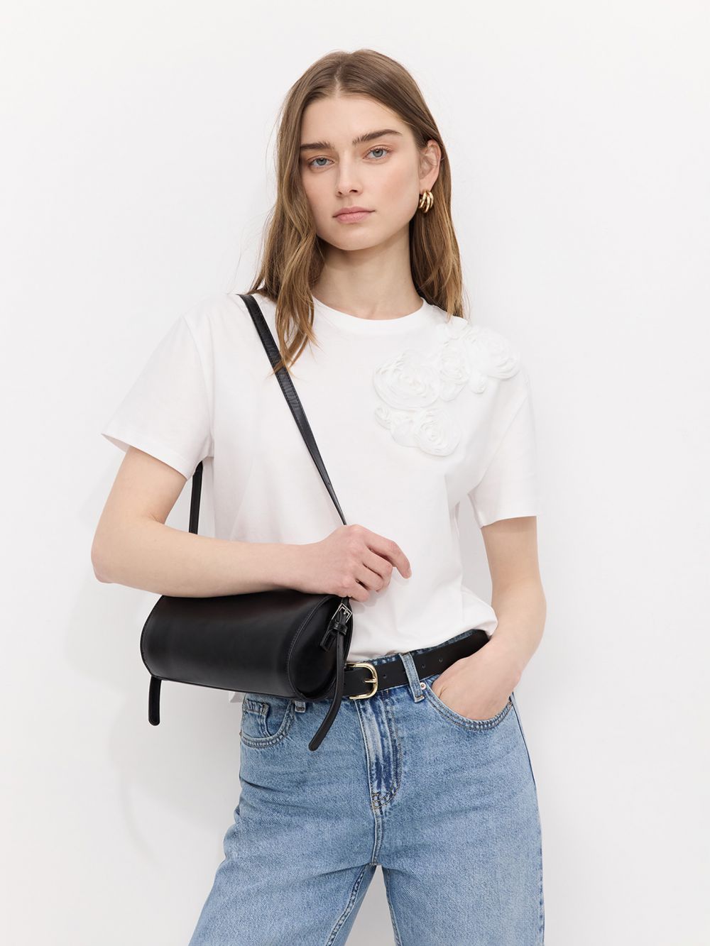 טי-שירט פרחים 3D