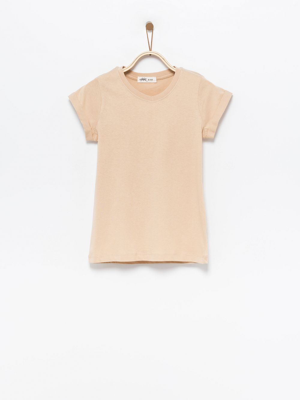 חולצה V שרוול קצר