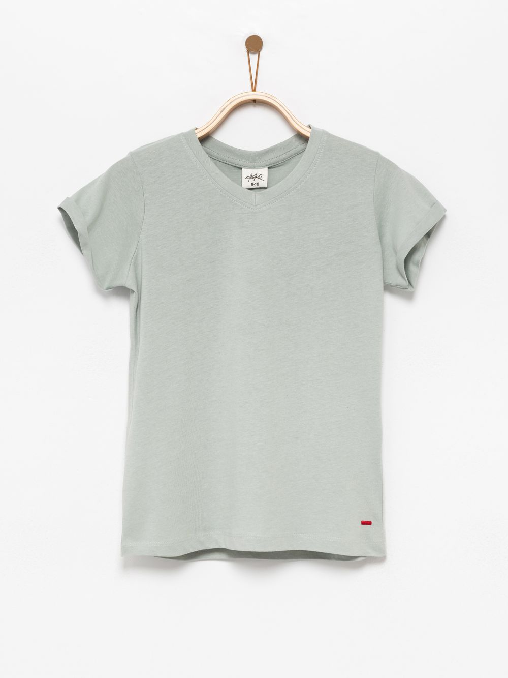 חולצה V שרוול קצר