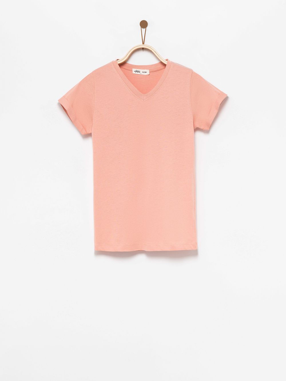 חולצה V שרוול קצר