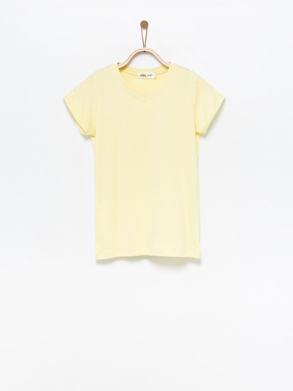 חולצה V שרוול קצר