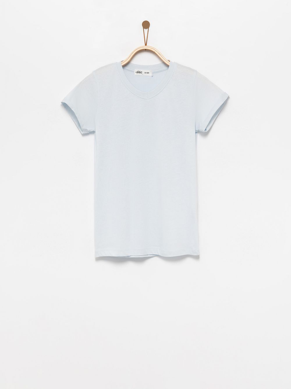 חולצה V שרוול קצר