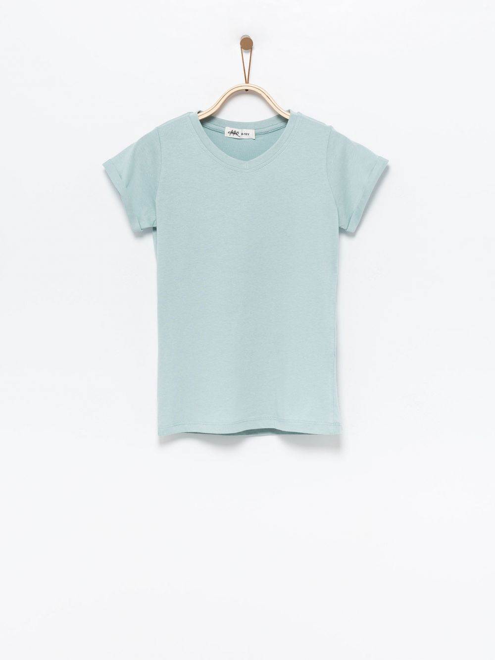 חולצה V שרוול קצר