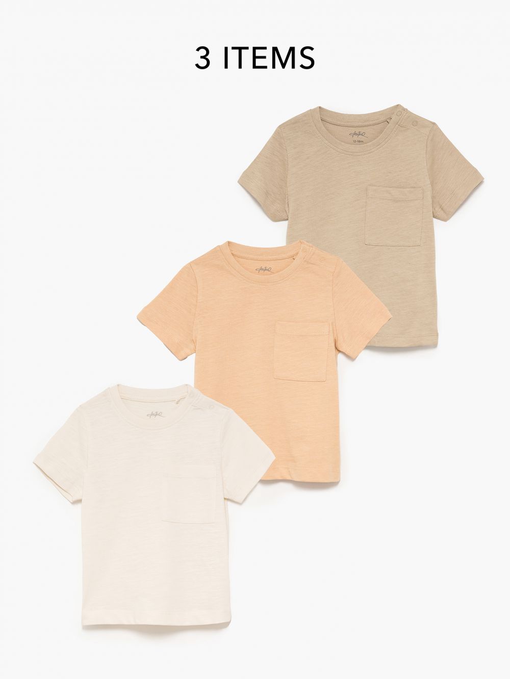 מארז חולצות עם כיס 6M-4Y