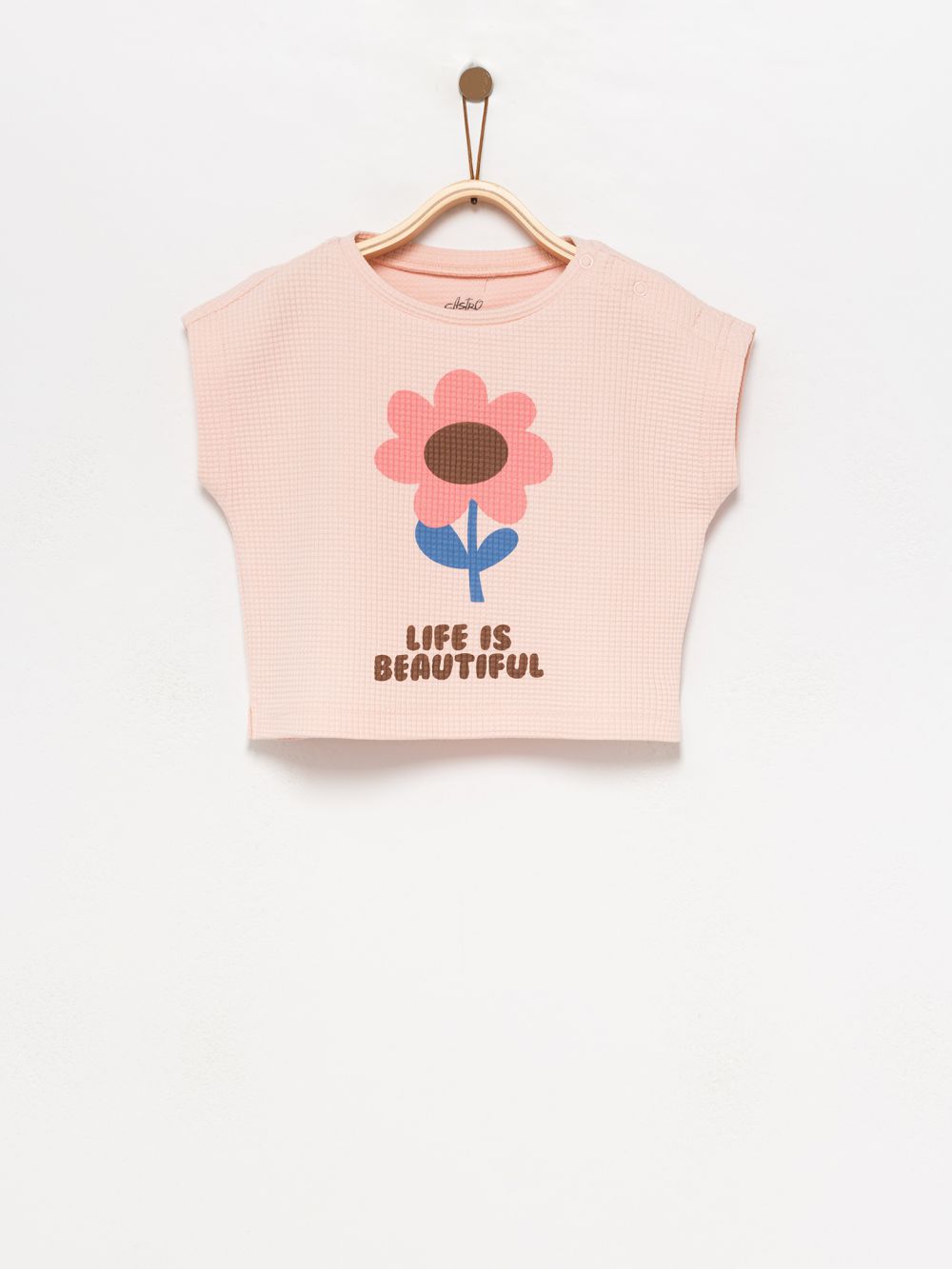 טי שרט וופל מודפסת