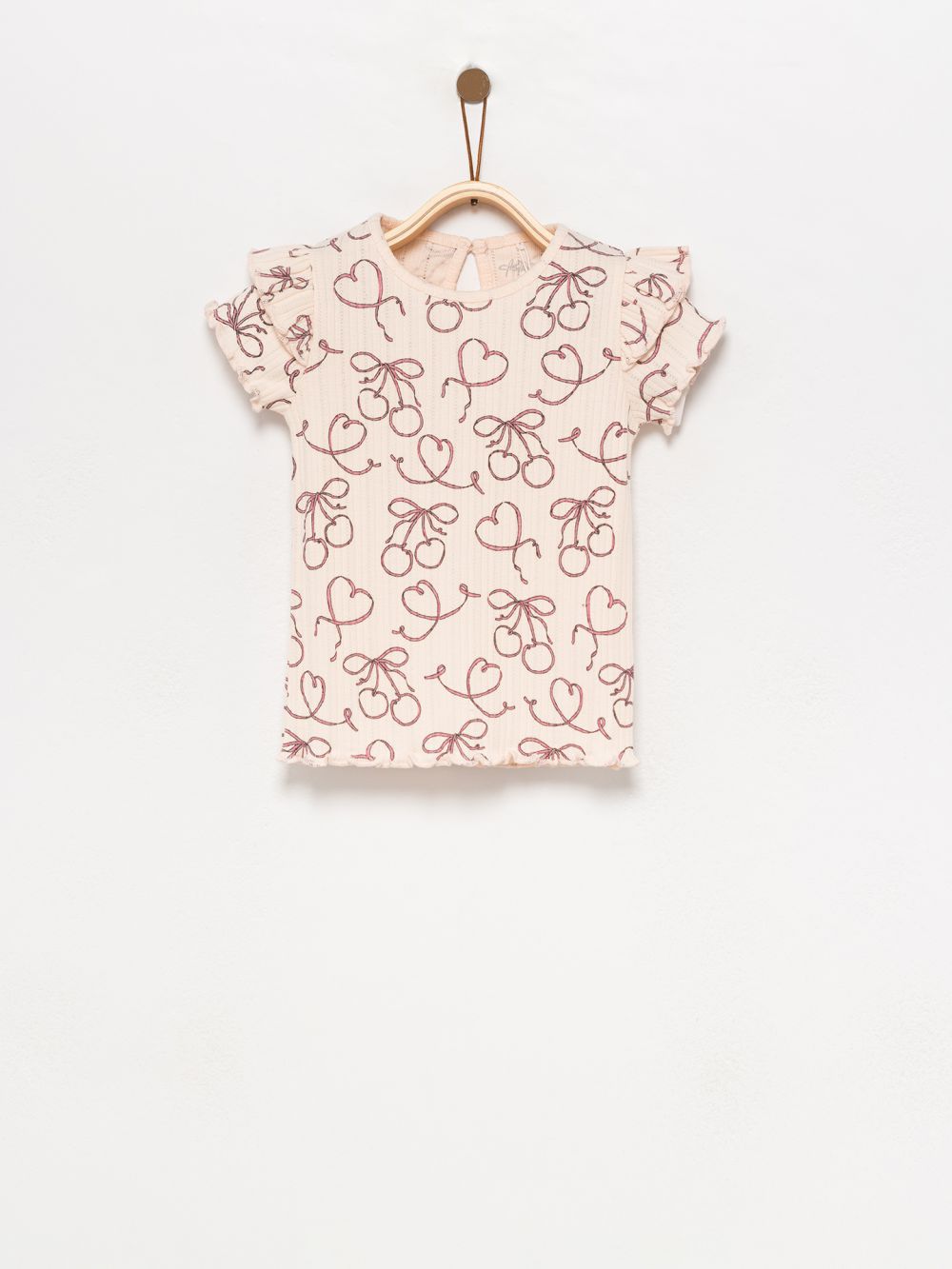 חולצת פוינטל מודפסת