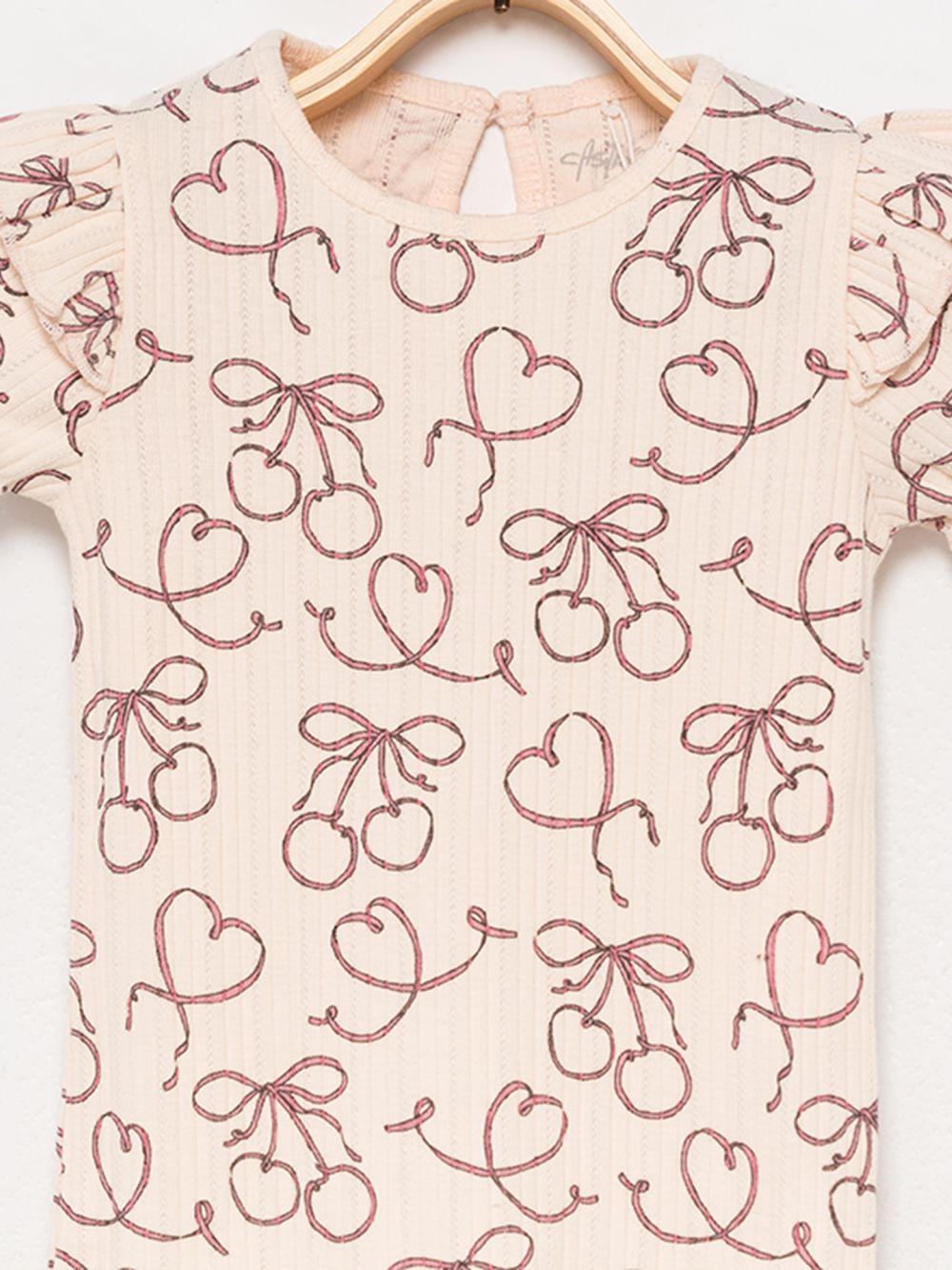 חולצת פוינטל מודפסת