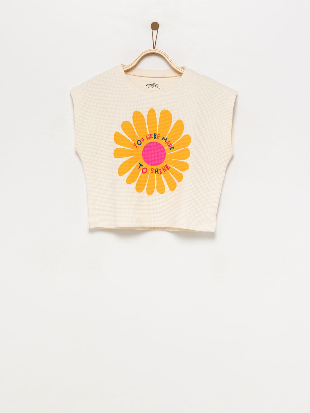 טי שרט וופל מודפסת