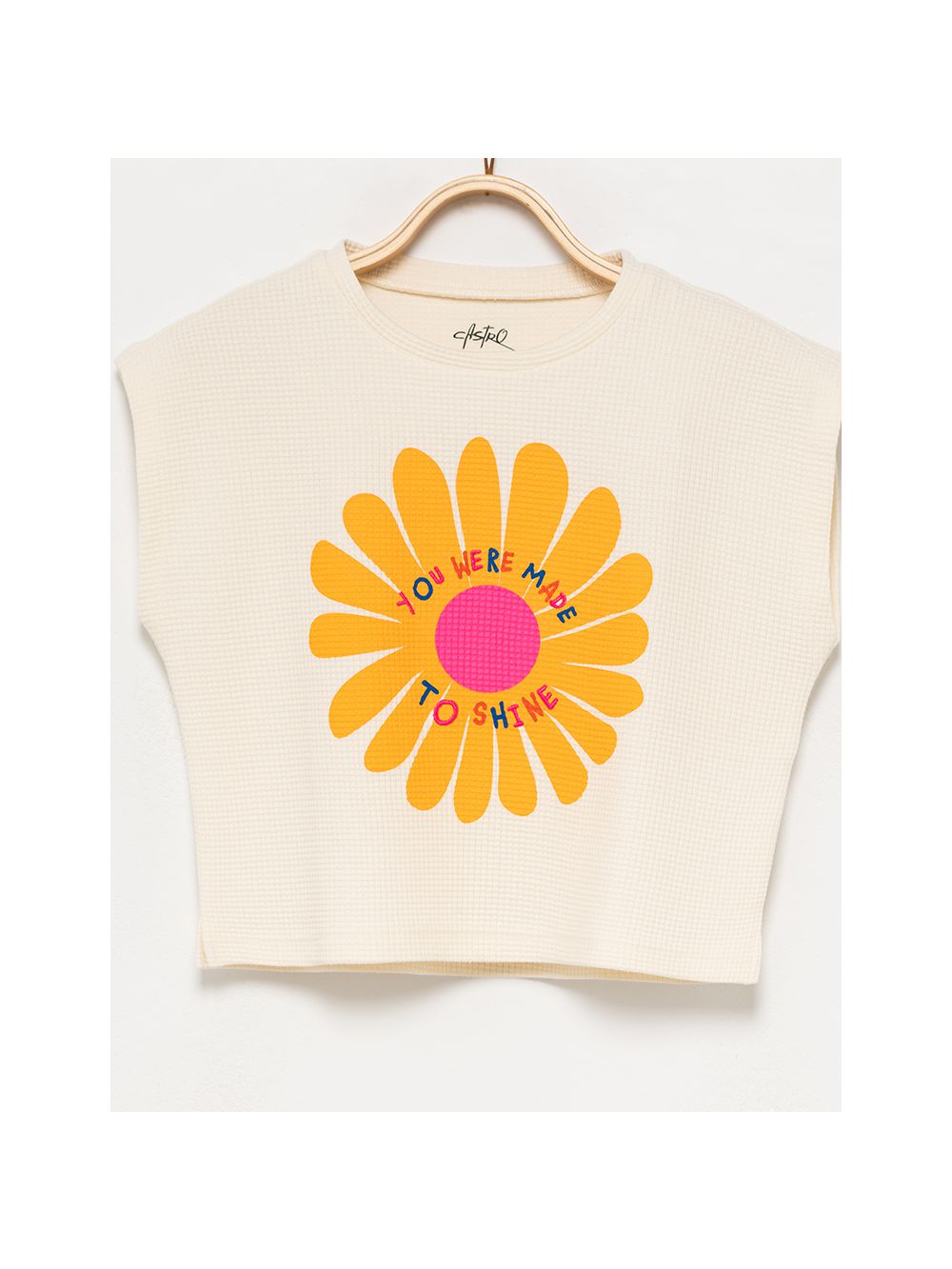 טי שרט וופל מודפסת