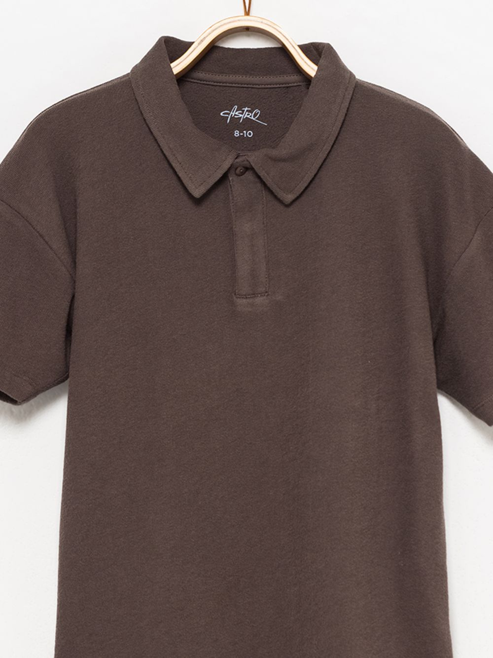 חולצת פולו טקסטורה