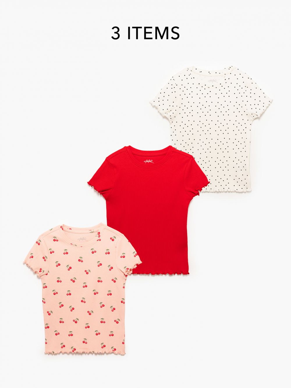 מארז שלישיית טישירט ריב 4Y-12Y