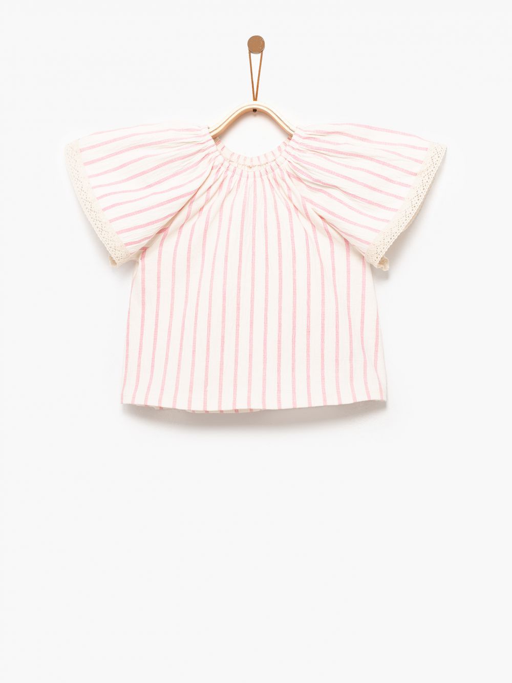 חולצת טקסטורה מודפסת