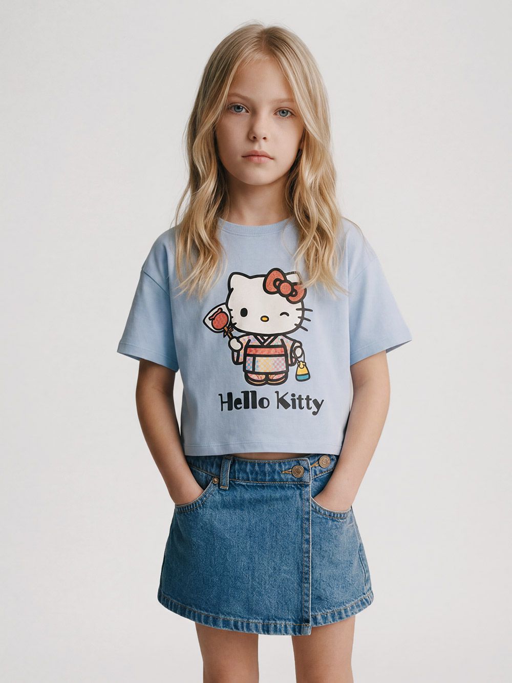 טי-שירט  אוברסייז| Hello Kitty