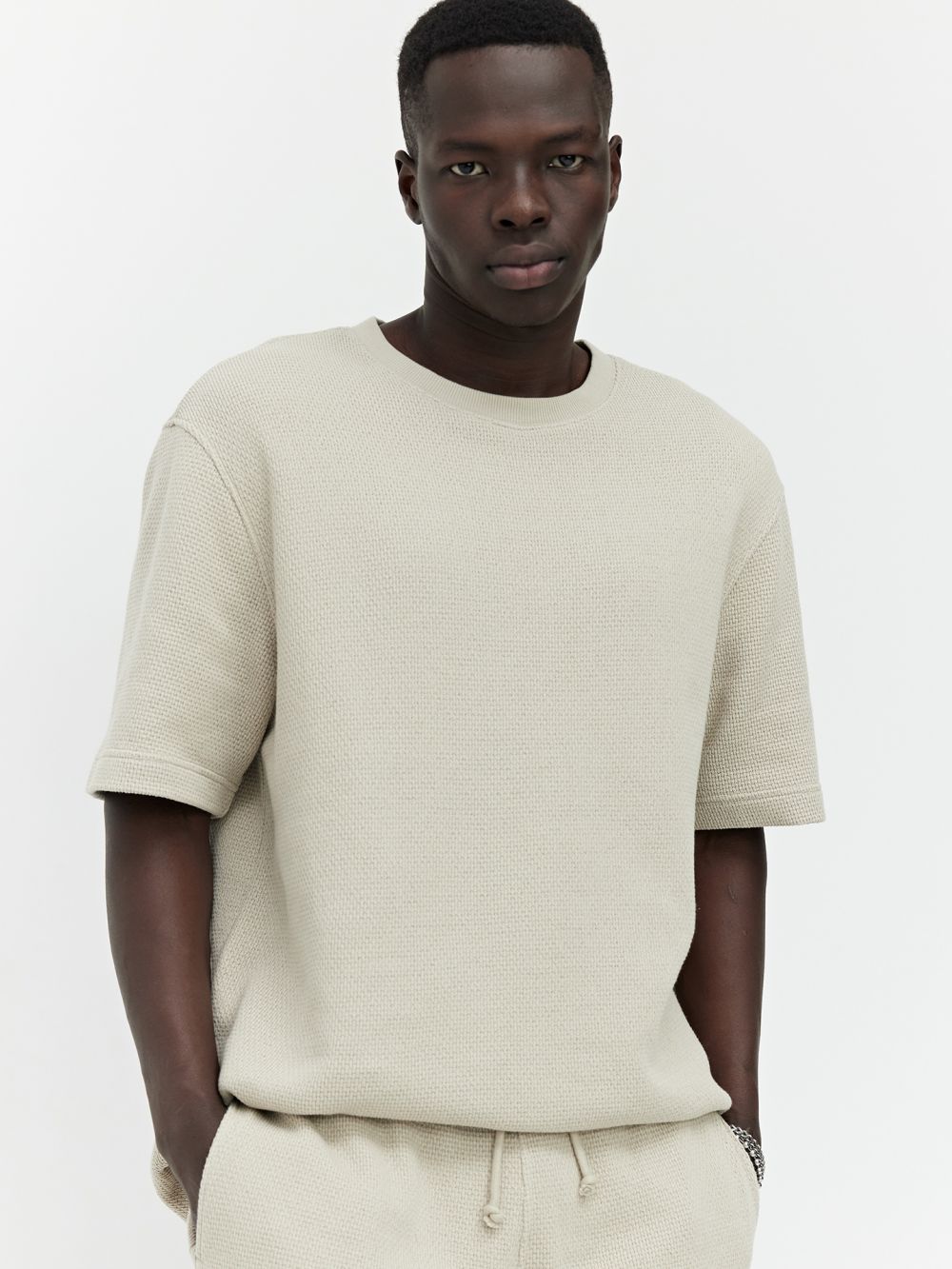 טי-שירט טקסטורה RELAXED FIT