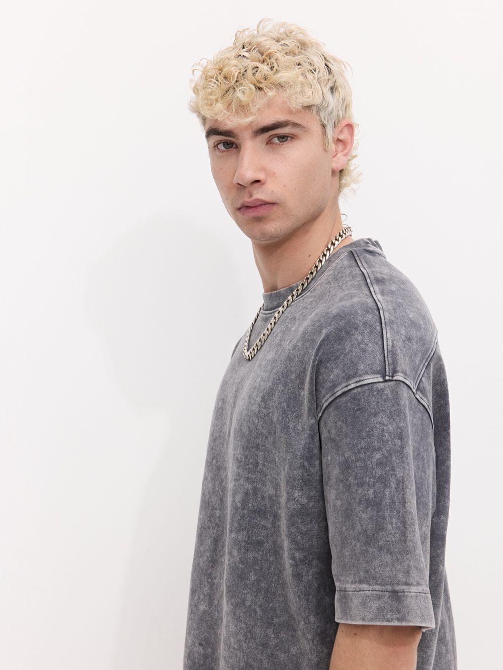 טי שירט עבה שטופה