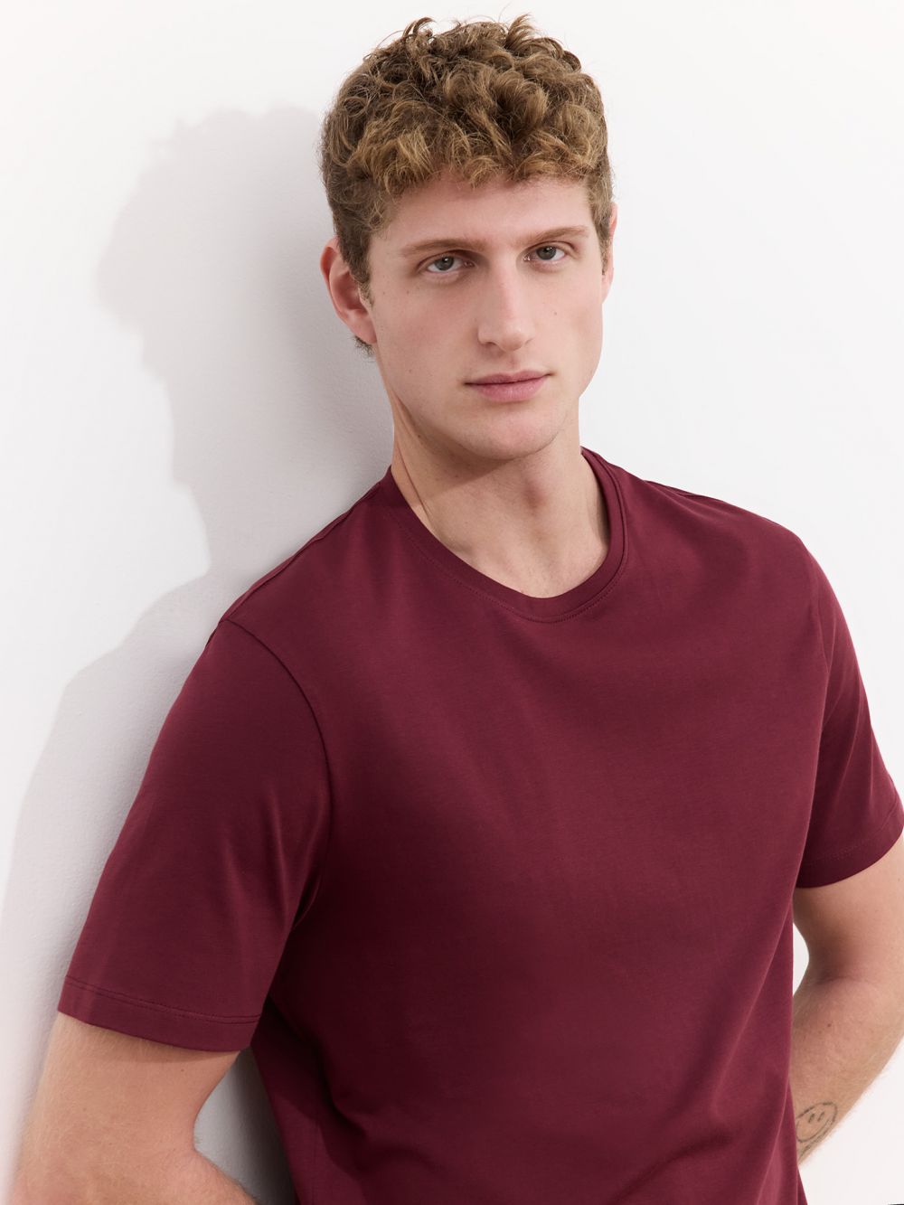 טי שירט פימה צווארון עגול