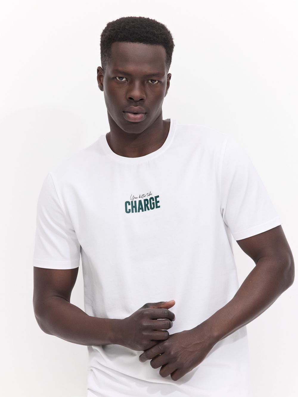 טי-שירט לייקרה עם כיתוב