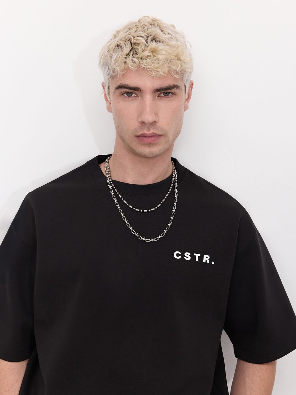 טי שירט מבד עבה בגזרת אובר סייז