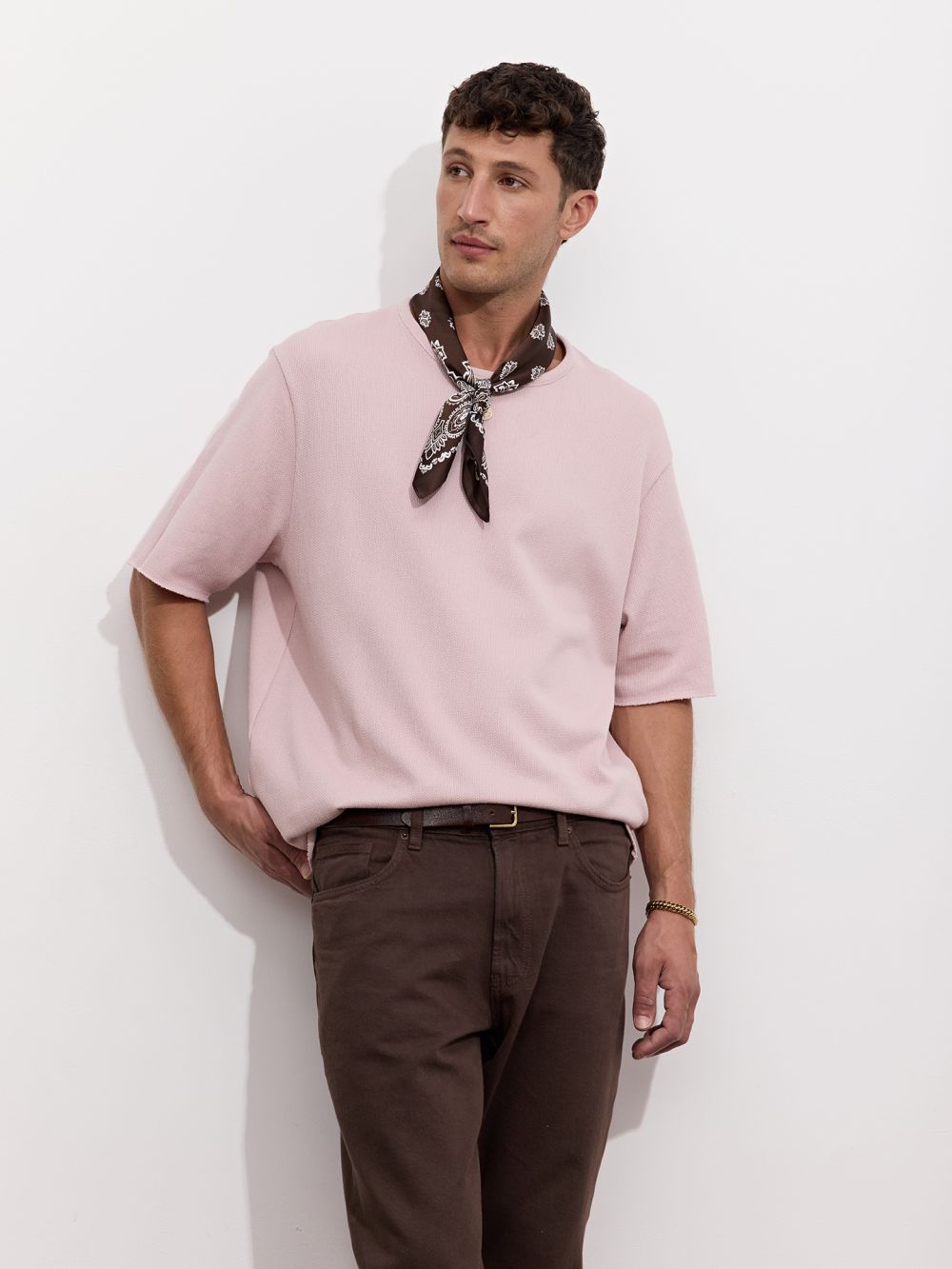 טי שירט סרוגה