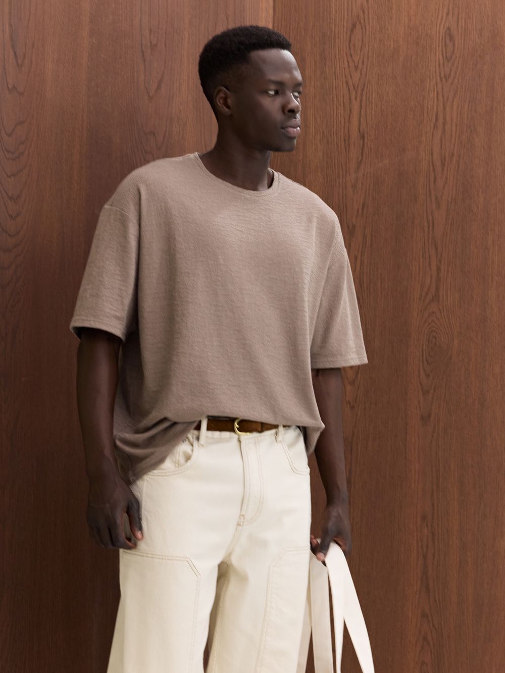 טי-שירט עם טקסטורה