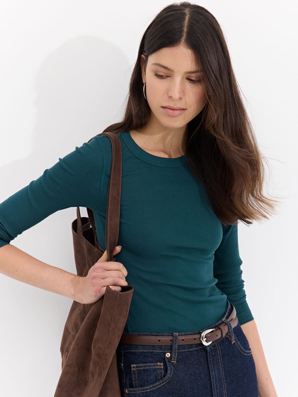 טי שירט ריב בייסיק שרוול ארוך