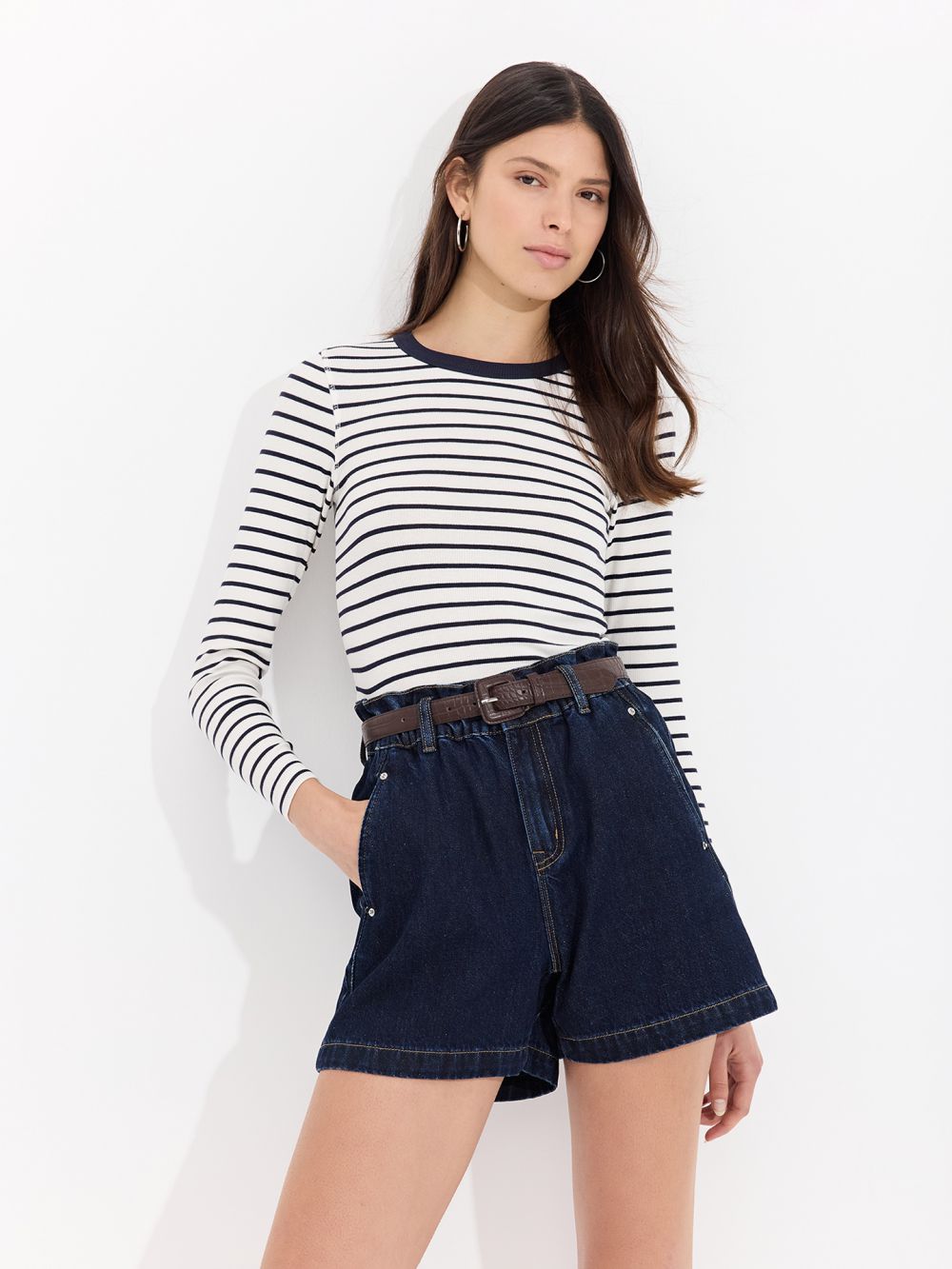 טי שירט ריב בייסיק שרוול ארוך