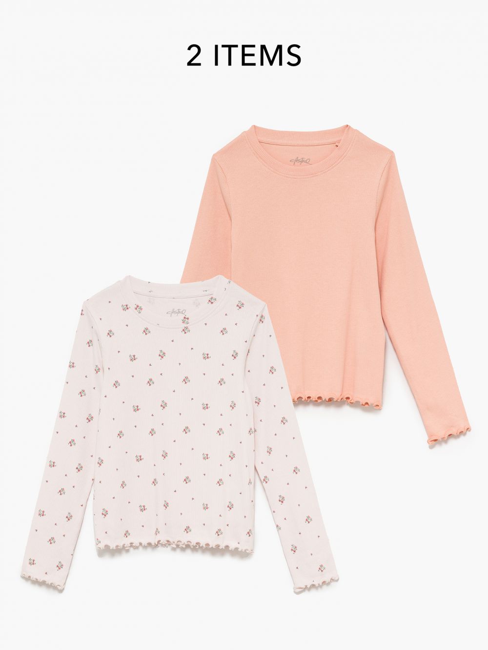 מארז זוג חולצות ריב ארוכות 4Y-12Y