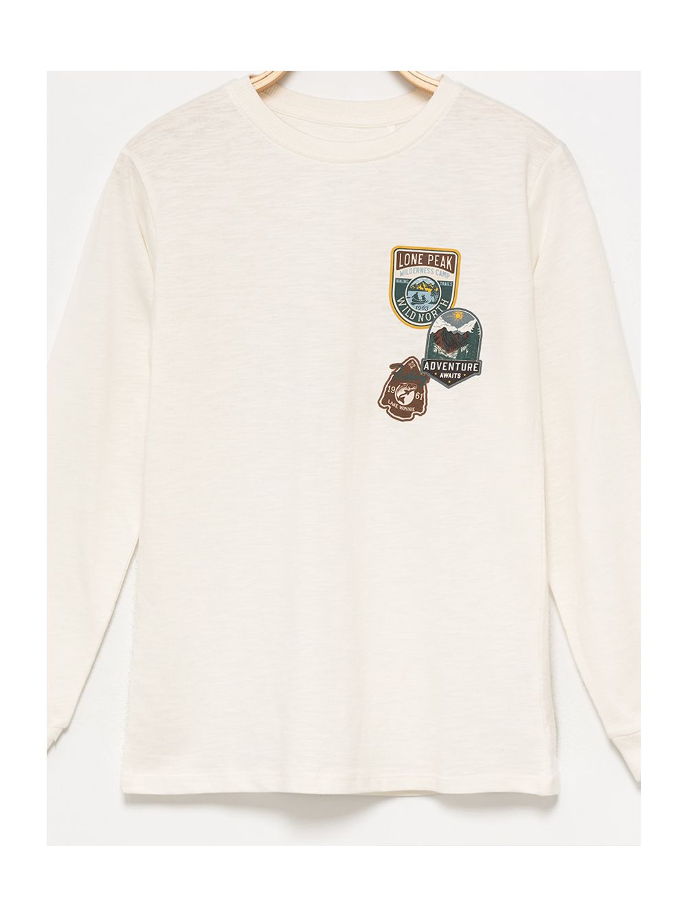 טישרט מודפסת ארוכה