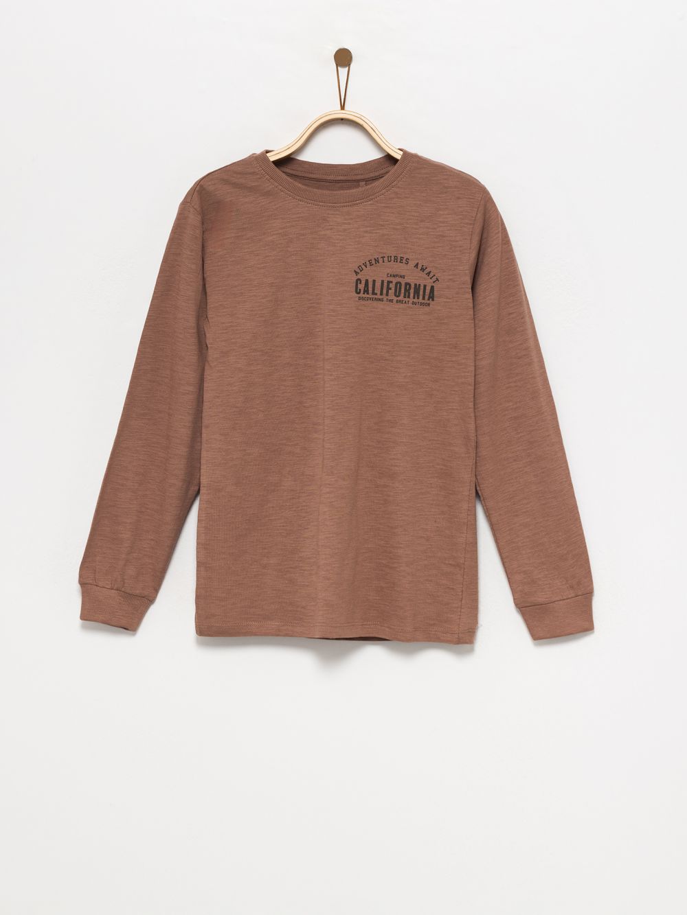 טישרט מודפסת ארוכה