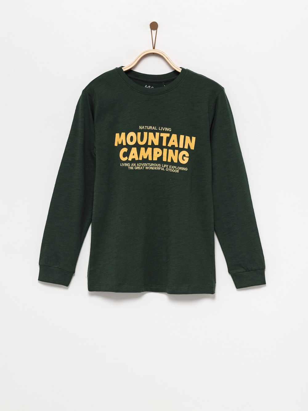 טישרט מודפסת ארוכה