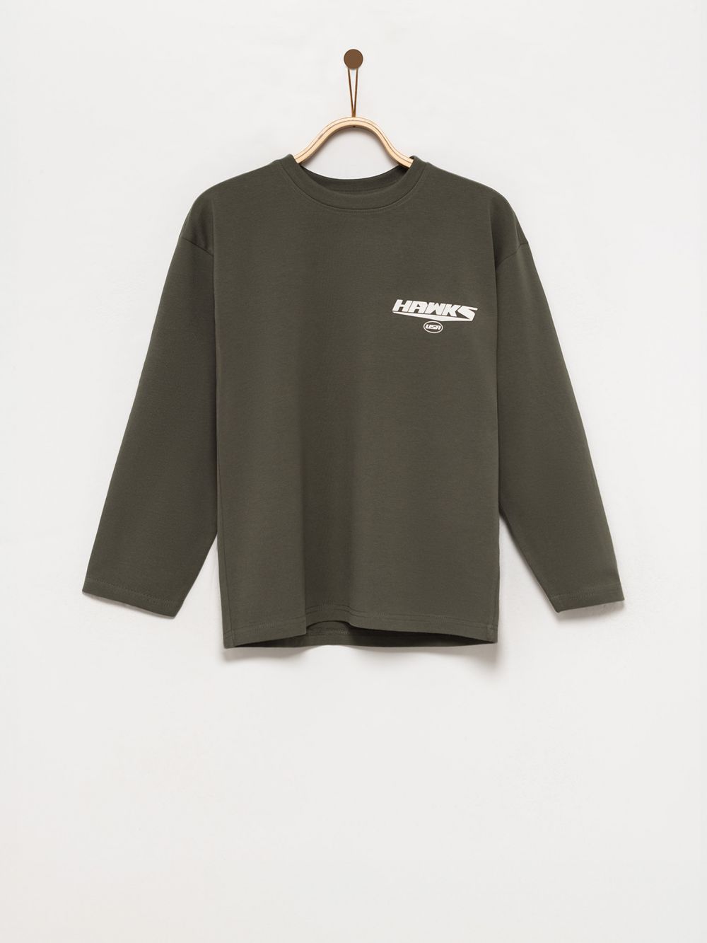 טי-שירט ארוכה עם כיתוב